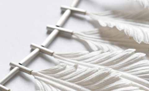 Anne Franke: Paper Jewelry Collection "Blanc de Neige"