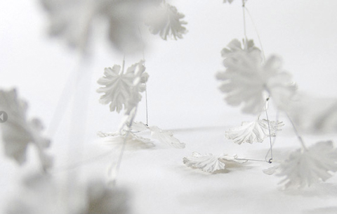 Anne Franke: Paper Jewelry Collection "Blanc de Neige"